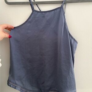 Anthropologie Slate Blue Tank Top